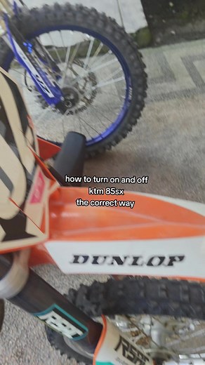 How to Turn On and Off KTM 85SX the Correct Way