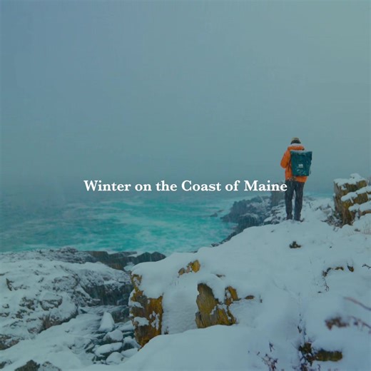 Exploring Winter's Beauty on the Coast of Maine