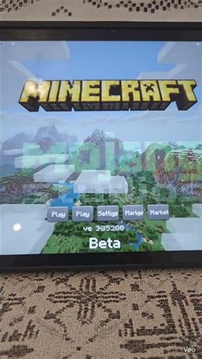 tablet runs minecraft#tablet#minecraft