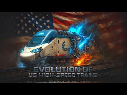 Evolution of US High-Speed Trains 🚄 | From 1934 to Future AI Transformations