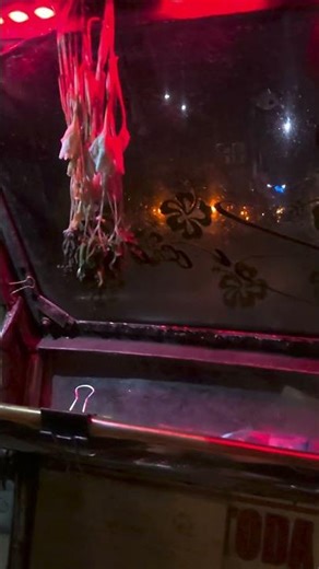 Riding a tricycle in the Philippines @ night