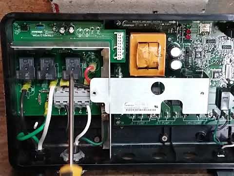 Hot Spring heater relay board replacement