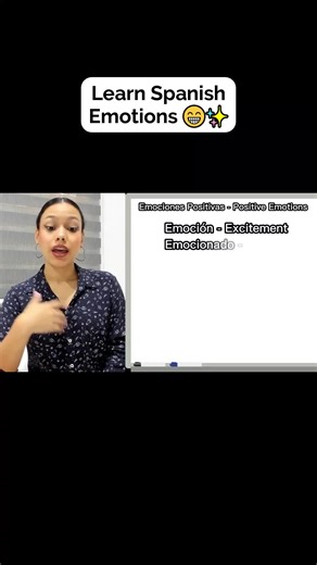 Learn Spanish Emotions! - Emocionado