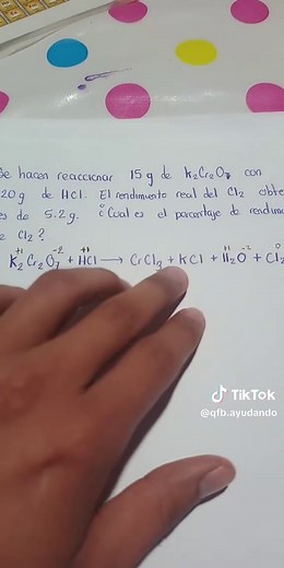 Sacando Números de Oxidación para Balanceo Redox