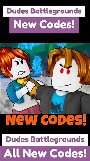 New Dudes Battlegrounds Codes - New Codes For Dudes Battlegrounds Roblox Codes 2025