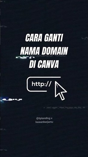 Cara Ganti Nama Domain Custom di Canva #canvaai #landingpage