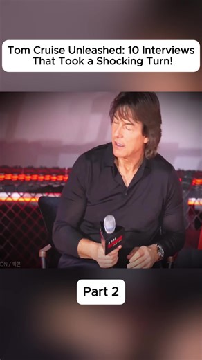 Shocking Turns: 10 Memorable Tom Cruise Interview Moments