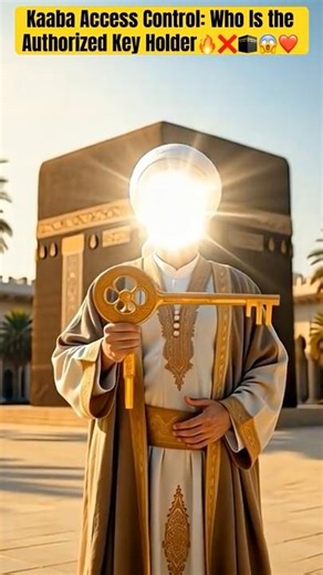 Kaaba Access Control: Who Is the Authorized Key Holder🔥❌🕋😱❤️#shortvideos #ytshorts #trending #yt
