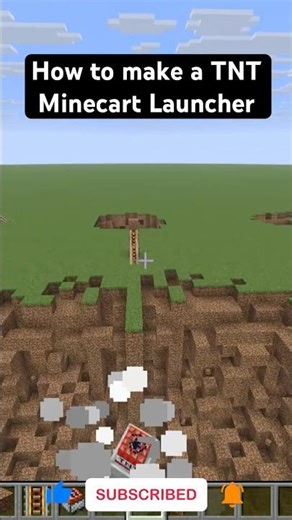 How to make an Infinite Distance TNT Minecart launcher - Minecraft