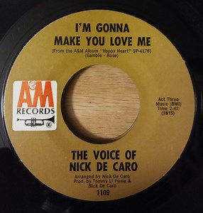 Nick DeCaro - I'm Gonna Make You Love Me / Amy's Theme