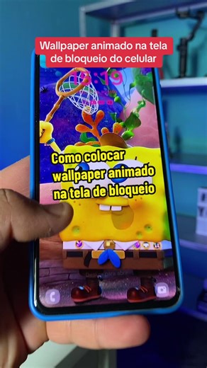 Como colocar wallpaper animado na tela de bloqueio do celular
