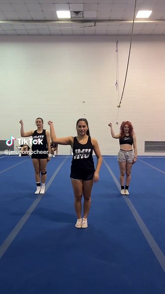 Elbows, Shoulders, Knees, Toes‼️ #jmu #cheer #jumps #tglc