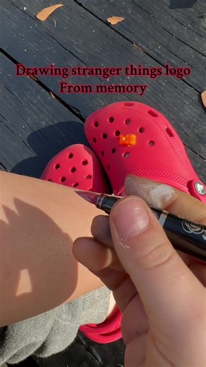 Drawing the Stranger Things Logo From Memory