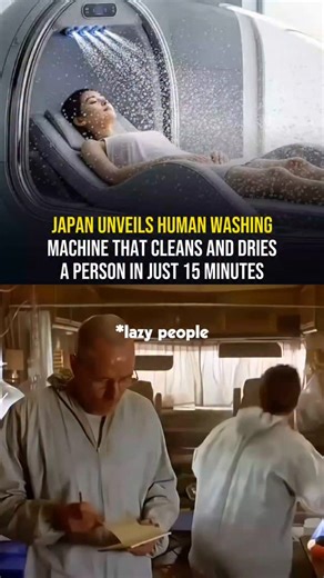 EXPERT on Instagram: "Japanese engineers have unveiled a futuristic “human washing machine” capable of automatically washing and drying a person in around 15 minutes, reviving and modernising a concept first seen decades ago. Developed by Science Co., an Osaka-based company, the capsule-like machine uses high-pressure water jets, air bubbles, automated drying systems, and biometric sensors to adjust water temperature and pressure based on the user’s body condition. The company says the device is