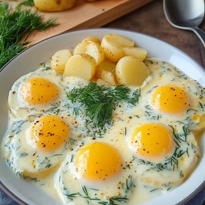Eier in Dillsoße mit Kartoffeln Zutaten: - 500 g festkochende Kartoffeln - 2 TL Salz - 5 Eier Für die Dillsauce: - 50 g Butter - 3 EL Mehl - 2 TL Instant-Fleischbrühe - ½ Liter Fleischbrühe - 4 EL Kochsahne - 1 Päckchen TK-Dill - etwas Salz - 1 TL Instant-Fleischbrühe Anleitung: 1. Kartoffeln kochen: 1.1. Kartoffeln schälen und in Salzwasser 15-20 Minuten kochen, bis sie weich sind. 2. Eier kochen: 2.1. Die Eier in einem Topf mit kochendem Wasser für ca. 8-10 Minuten kochen, bis sie hartgekocht 