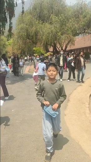 Budhanilkantha school entrance day. and passed the test 😇❤️