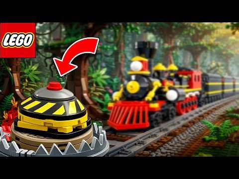 I Tested 10 LEGO Traps to Stop a LEGO Technic Train! | Lego Funny Experiment