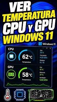 Check CPU & GPU TEMPERATURE ✅
