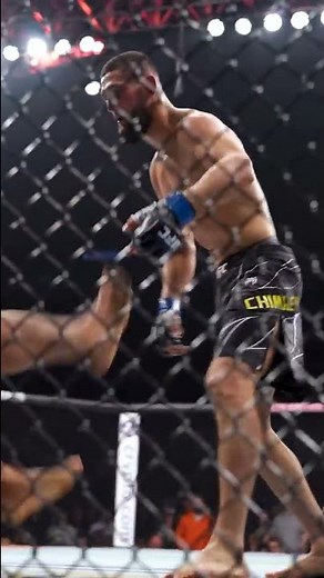 Khamzat Chimaev with all the right moves in the Octagon 🕺