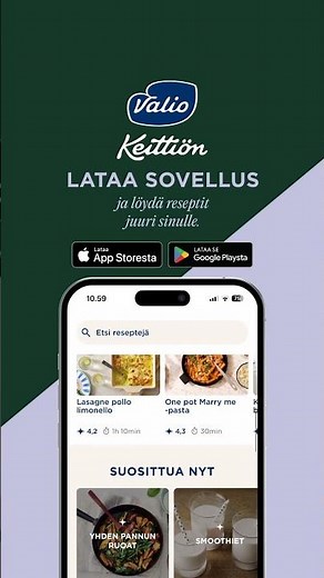 Valio Keittiön sovellus