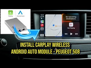 How To Install Carplay & Android Auto Module on Peugeot 508 - EBILAEN #peugeot #peugeot508 SMEG