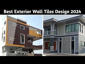 Best Exterior Wall Tiles Design 2024 || Front Elevation Tiles Design || House Front Tiles Design