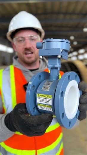 Rosemount 8707 Slurry Magnetic Flow Meter Sensor | Built for Abrasive Applications