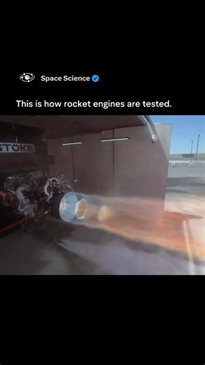 Space Science on Instagram: "A rocket engine test is a key step to check if a rocket engine works well, is reliable, and safe. Tests happen in special facilities that can handle extreme heat, high-pressure exhaust, and dangerous fuels. The engine is fired on a test stand to measure things like thrust, fuel use, combustion stability, and how long the engine lasts under conditions like a real space launch. Tests differ based on the engine type—liquid, solid, or hybrid. For liquid engines, cold fue