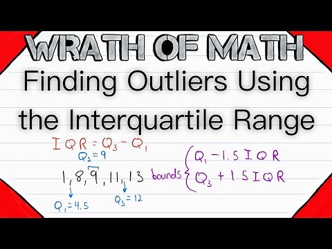 Finding Outliers using Interquartile Range | Statistics, IQR, Quartiles