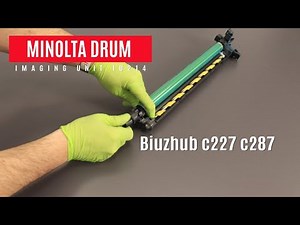 Repair Imaging Unit Minolta c227 c287 IU214 Drum replacement for Color Printer Bizhub