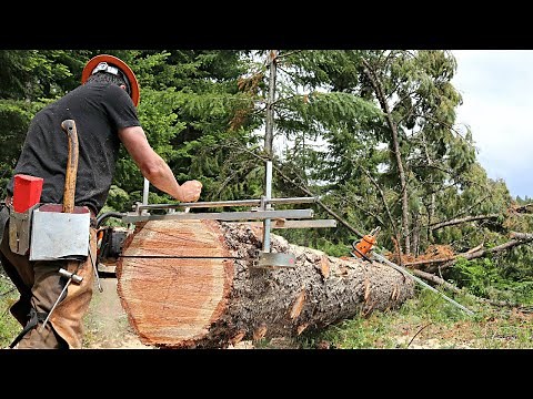 How To Chainsaw Milll Like A PROFESSIONAL HOMEOWNER WRANGLERSTAR