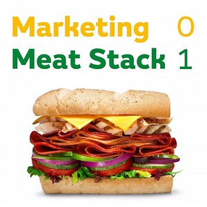 292K views · 292 reactions | We’re lowering the bar in food marketing! Of course by that we actually mean we ran out of budget putting more meat into the new, ultra-meaty Meat Stack. #NoBudgetNoProblem #MeatStack #NoBudgetCampaign #SubwayMY #MeatMeatMeat #NoBudgetForMarketing #NoMoneyForHashtag | Subway Malaysia | Facebook