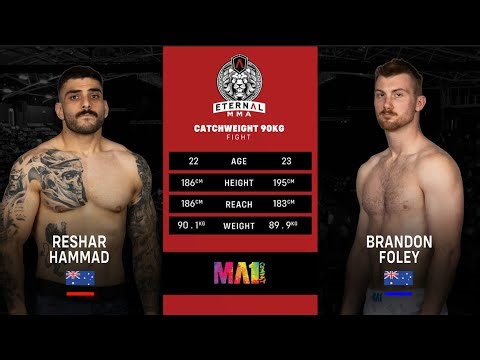 Eternal MMA 100: Reshar Hammad VS Brandon Foley | FULL FIGHT