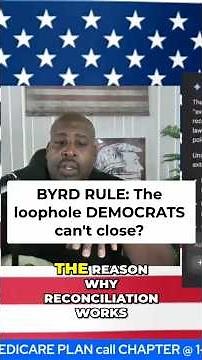 RECONCILIATION Bill 3.0 - How 50 Republican Votes BEAT the BYRD RULE #trumpnews #shorts