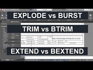 201 (EXPRESS TOOL)_BLOCK_EXPLODE ATTRIBUTES TO TEXT (BURST), TRIM & EXTEND TO NESTED OBJECTS