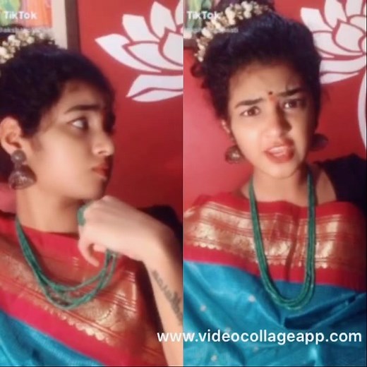 Traditional Indian Saree Dance with Hand Gestures