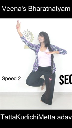 Tatta Kudichi Metta adav, Basics of Bharatnatyam #beginnermethod #veenasbharatnatyam #adav #dance