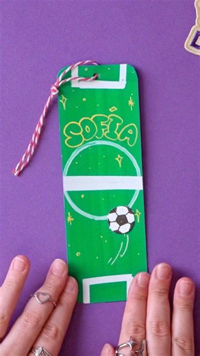 DIY ⚽️ Bookmark | Sofia 💗