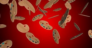 Color Palettes Falling Slow Motion Stock Footage Video (100% Royalty-free) 1108681825 | Shutterstock