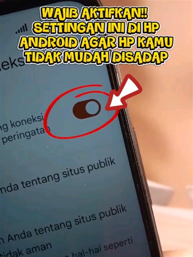 Wajib aktifkan settingan ini di HP android agar HP mu tidak mudah di sadap‼️ #tipsdantrik #tipsandroid #tutorial #videotiktok
