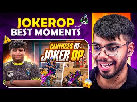 Best Player of SOUL JokerOP Best Moments in BGMI - Casetoo Reacts!