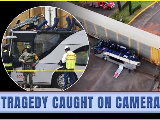 Horrific Mexico Bus Crash: Freight Train Shears Double-Decker in Atlacomulco