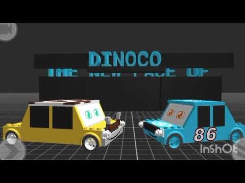 Cars (2006) Dinoco Chick Hicks Dream Mcqueen Lightning | Draw Bricks Reamke Parody