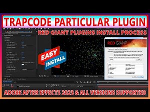 Adobe After Effects 2023 red giant Plugins installation
