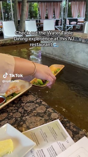 Experience Water Table Dining at this NJ Restaurant