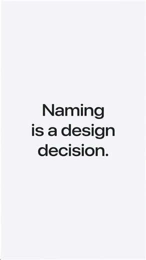 Craft clear names for features and labels in your app