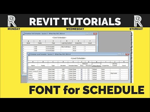 How Create own Font family | Design Schedule| Revit 2020