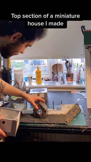 Miniature House Creation Timelapse