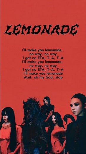 aespa - LEMONADE (Lyrics) #aespa #lyrics #kpop