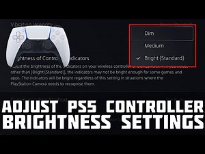 Adjust Brightness on PS5 Controller!